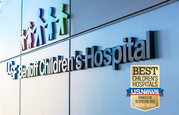 UCSF Benioff Children's US News Top 10 Ranking 